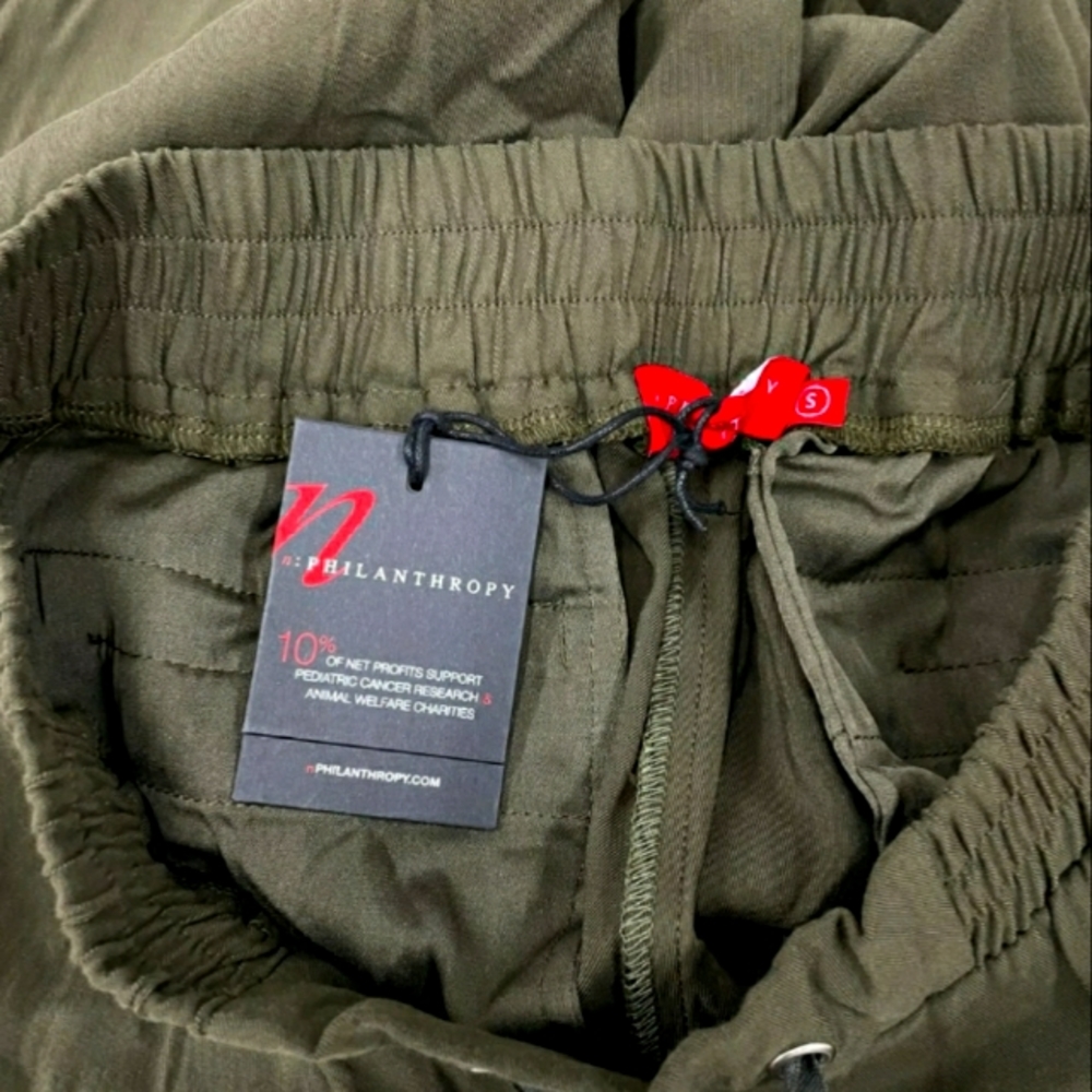 n:Philanthropy Jogger In Olive/Army Green S Small - Picture 2 of 6